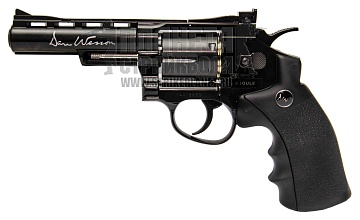 револьвер пневматический asg dan wesson 4" черный 4.5мм