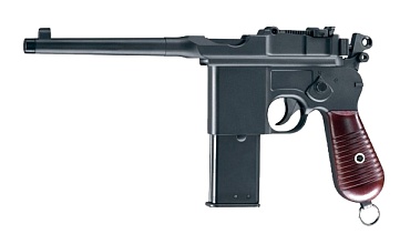 пистолет пневматический umarex mauser c96 legends co2 металл пластик 4.5мм