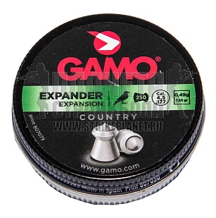 пули для пневматики gamo expander 4.5мм 250шт