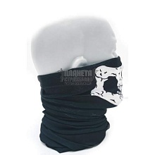 Шарф-маска со скулами черная