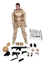 сувенирная модель солдата, снаряженная, вер. 2