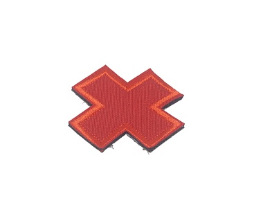 Нашивка Strike "Красный крест медика без фона" 5см