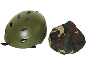 Чехол на шлем, зеленый камуфляж